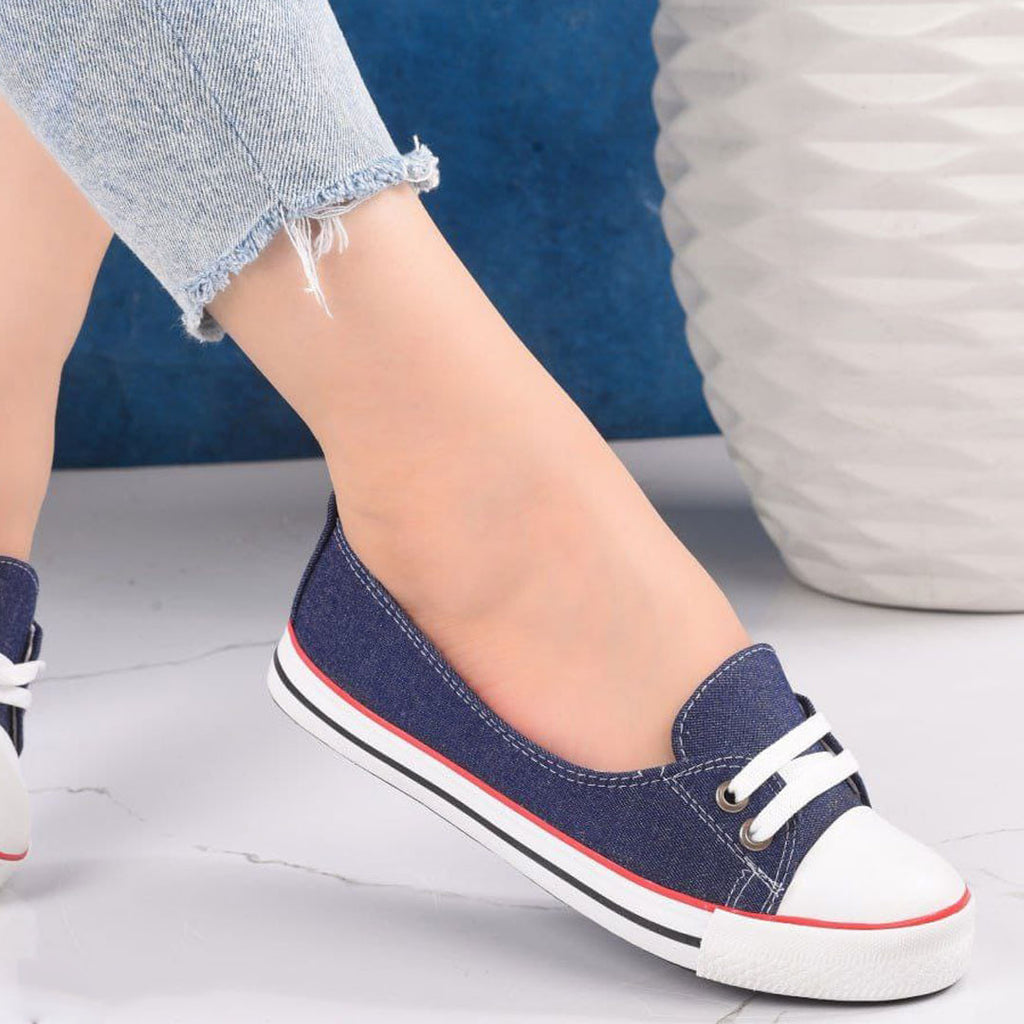 كونفرس حريمي جينز فلات خامه مستوردة